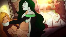 Kim Possible and Shego in Futanari Scene
