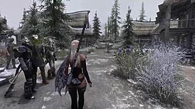 Join the adventures of Skyrim slut in 3D