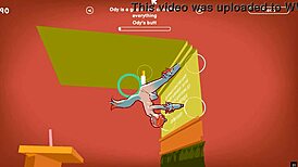 in this odymos lgbt hentai game ep 2, they fuck the ceiling lamp as an anal plug.