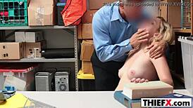 Zoe Parker Receives Hardcore Punishment For Theft In The Garage