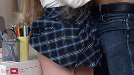 Hey, teacher is creampieing that cute student in doggystyle 😏