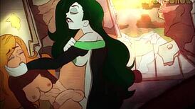 Kim Possible and Shego in Futanari Scene