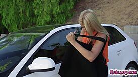 Ryan Ryans Licks Alexis Fawx's Sweet Shaved Pussy While Fingering