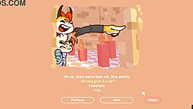 in this odymos lgbt hentai game ep 2, they fuck the ceiling lamp as an anal plug.