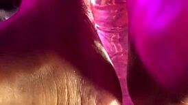 Lindos Pés Fofos E Masturbação Com Vibrador Na Bucetinha Preta