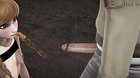 frozen hentai with anna in uncensored 3d action