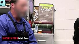 Luscious stepmom and stepdaughter caught naughty at shop, now facing hard consequences