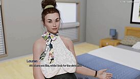 Stepmom gives blowjob to pervert dude in bed for heart problems