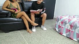 Latina Stepsister Licks Pussy During Visit