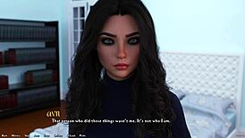 being a dik 143, hot rich brunette ASKS me HARD QUESTIONS in outfit