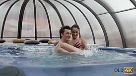 Old4K: Old Guy Scores with Stunning Young European Beauty