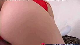 hot blonde teen 18+ chaisty teases with handjob in lingerie