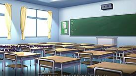 Nude Anime Girl Experiences Deep Humiliation in Classroom and Outdoor Public Anal