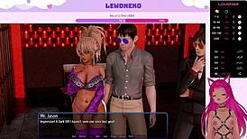 vtuber lewdneko dives into harem hotel antics