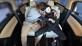 Embarrassing outfit leads to intense creampie sex