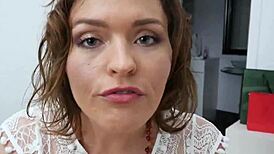 In the office, krissy lynn is having sex with a male police officer, her stepmother role making it taboo