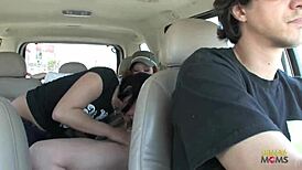 hey, this cute brunette with big ass and tattoos is getting double penetrated on the sofa 😏