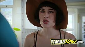 up close pov blowjob with petite teen jewelz blu