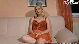 Sex with Stranger User at Real German Girl Next Door CASTING