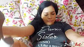 Sexy Latina banging hard at home with her horny lover