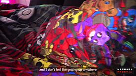 Brother Fills Petite Step-Sister with Cum in Hot POV Ride!