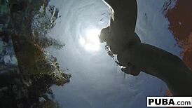 Samantha Rone's Underwater Pool Masturbation Session
