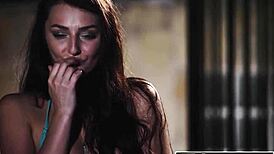 Katy Rose sucks and fucks the pool guy in bikini