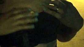 Sandy Cortez masturbates outdoors in public anime style with latina flair