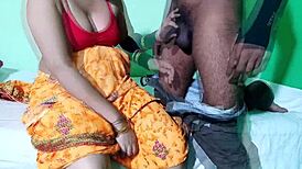 horny desi wife sucking in saree and getting fucked in dorm