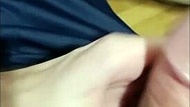 pov stroking huge cock till it explodes