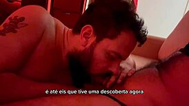 Bearded Man Sucks 41 Cocks In Emotional Blowjob Marathon