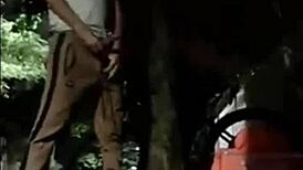 yo, caught some wild outdoor sucking and banging in public today