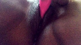 my hungy pussy wants more after creampie, and i'm masturbaing with my big tits and ass