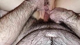 Ever seen a wife's wet pussy fucked and touched up close like this?