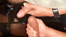 in the dark room, me and three horny guys had hot sex with lots of cum everywhere