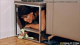 stuck babysitter banged doggystyle by group in taboo hardcore pussy pounding.