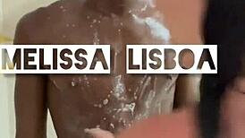 Big Cock Stud Drills Me Bareback in Shower, Cums on Face!