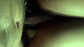 Young amateur with big ass bounces on massive black cock passionately