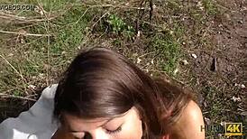 European Teen Caught on Hidden Cam Getting Pounded Hard