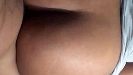 Young amateur with big ass bounces on massive black cock passionately