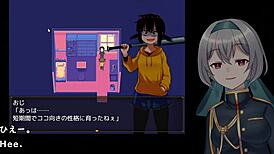 kunugi-chan's life crashes in crossdressing hentai game with machine subtitles