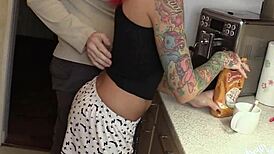 Just saw this old Scout69 user banging redhead Anni Angel in the kitchen early morning!