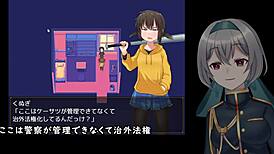 kunugi-chan's life crashes in crossdressing hentai game with machine subtitles