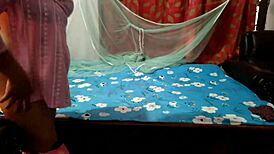 Having fun with the neighbor in a homemade video