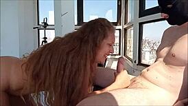 My friend with huge dick tries anal for first time with college blonde