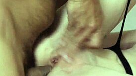 Assfucked punk girl proudly displays her gaping anal hole