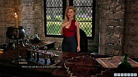 Lust Academy 4 Brings Curvy Mature Babe in Sexy Anime Outfit