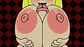 ashley graham's futanari tit fucking her own giant cock? bisexual hentai fun!