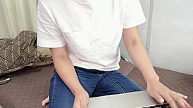 i watched a love video and got horny so i started masturbating as a college student