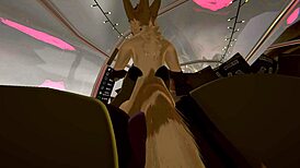 Rough quickies between plushy and his femboy friend